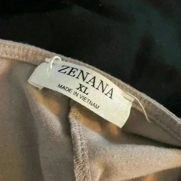 138. Xenana Tan Tank Dress, XL - Picture 3 of 4